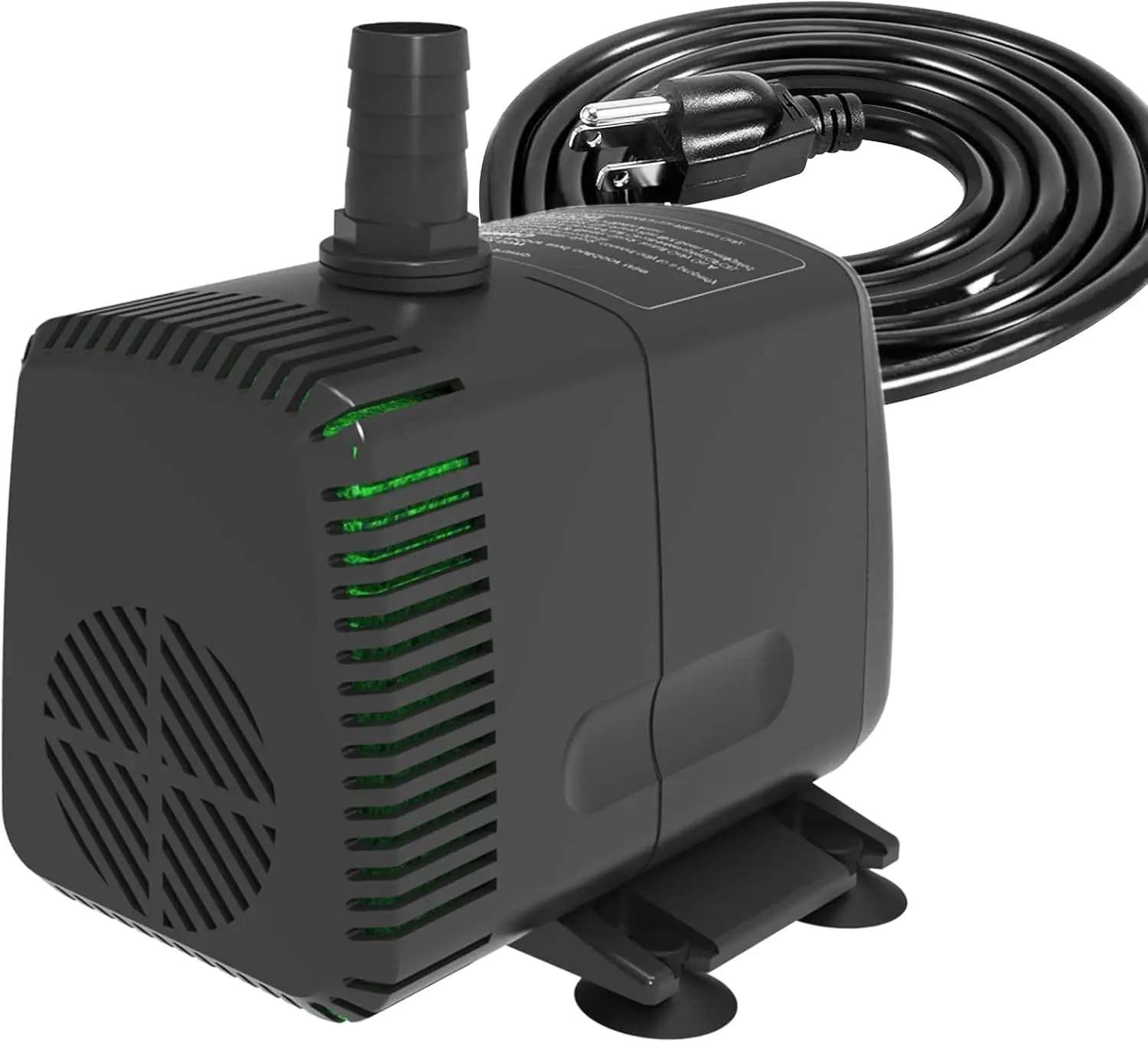 پمپ کفکش صنعتی در حال کار در یک مخزن آب