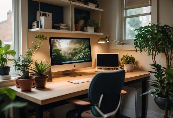 دفتر مدرن با فضاهای مختلف برای کار فردی و گروهی