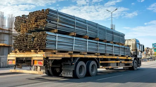 حمل‌ونقل ایمن مصالح ساختمانی