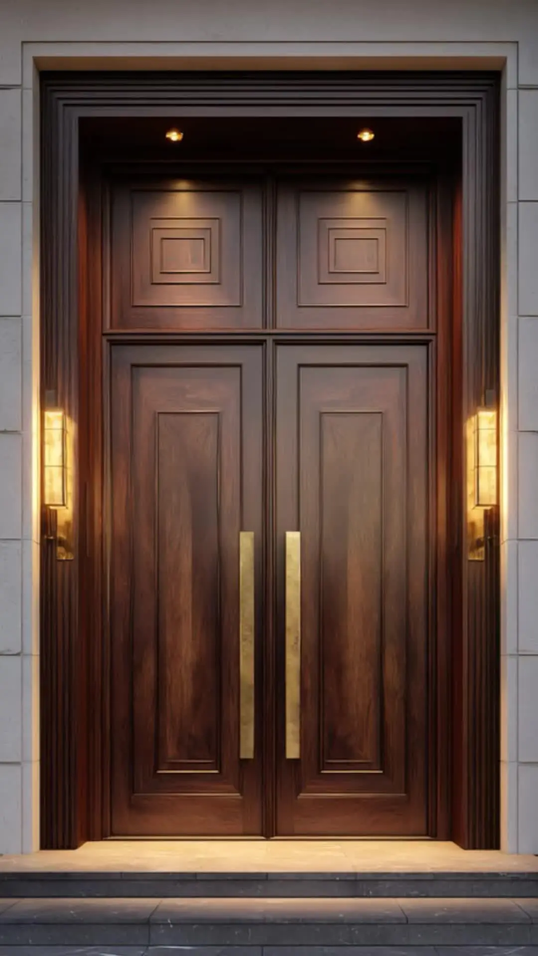 نمونه درب MDF با طراحی مدرن و رنگ‌آمیزی سفید