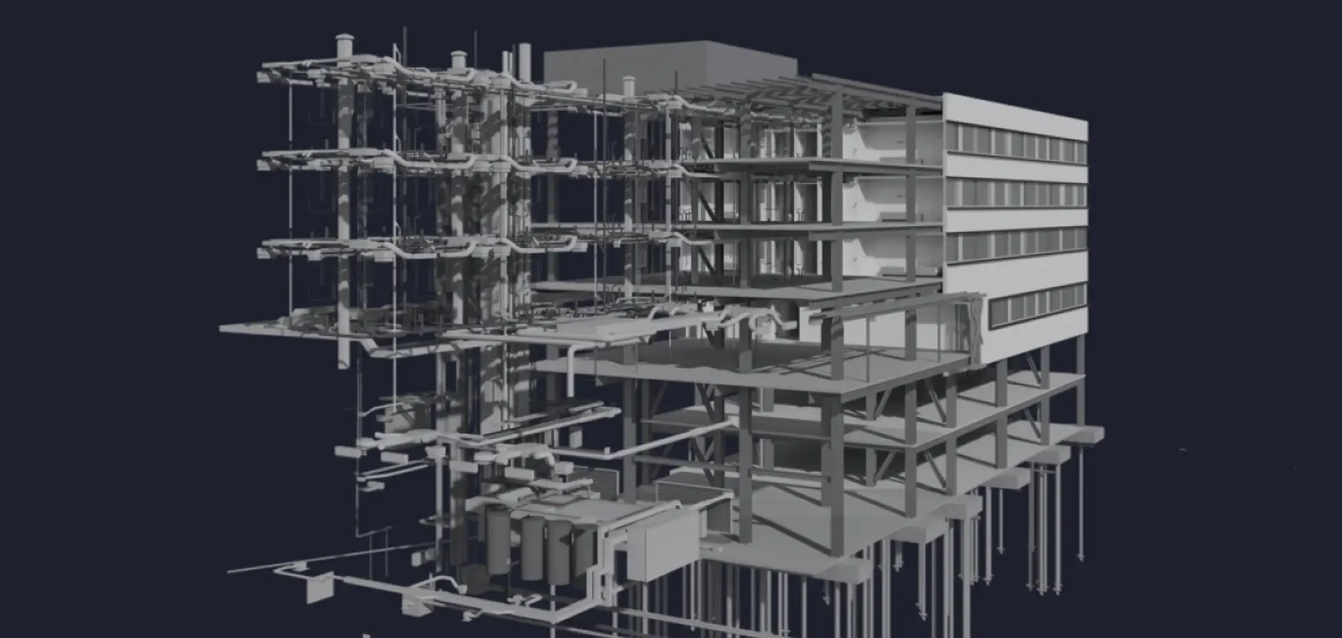 نمونه‌ای از همکاری تیمی در محیط BIM