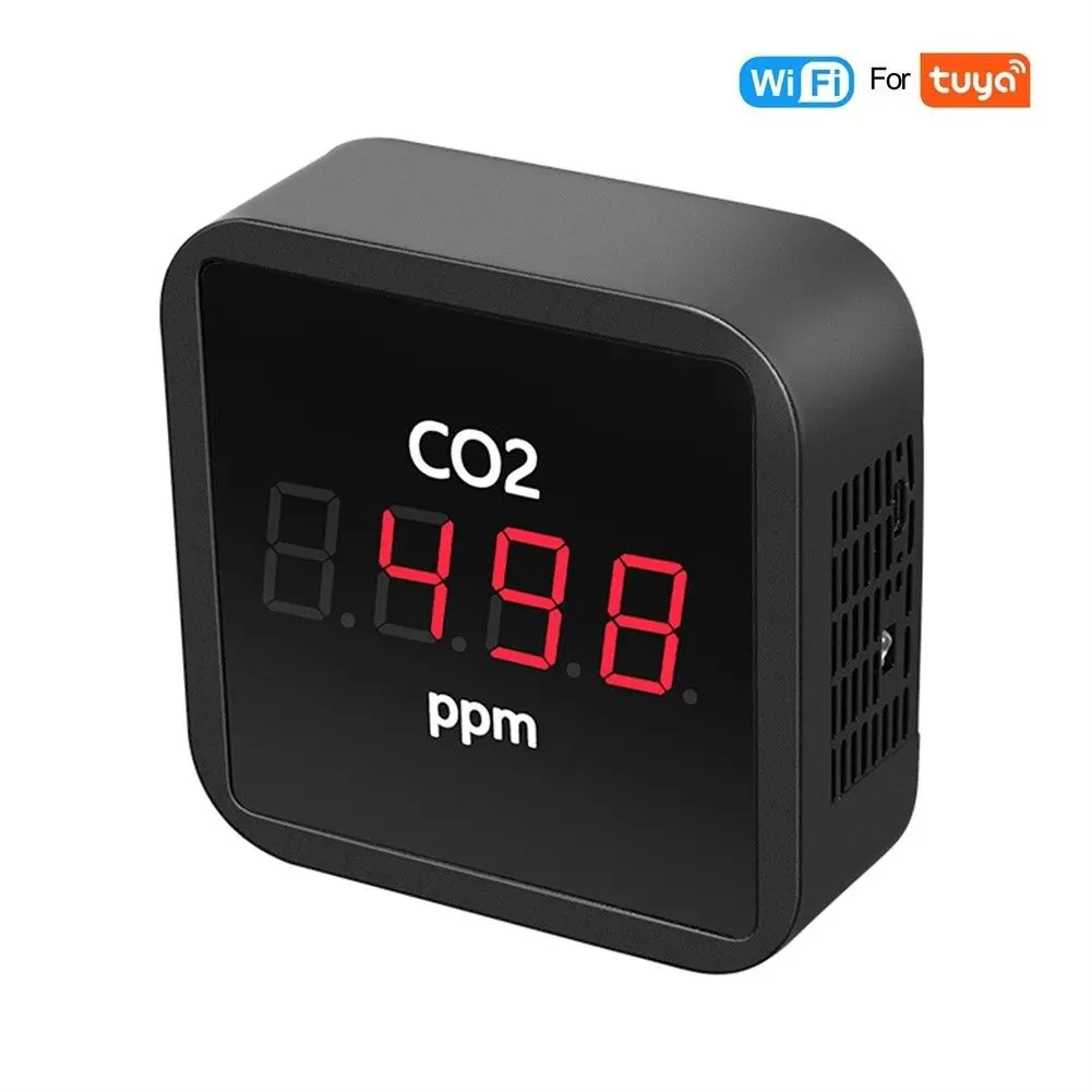 نمایی از یک سیستم تهویه هوشمند که با سنسورهای CO₂ ادغام شده است