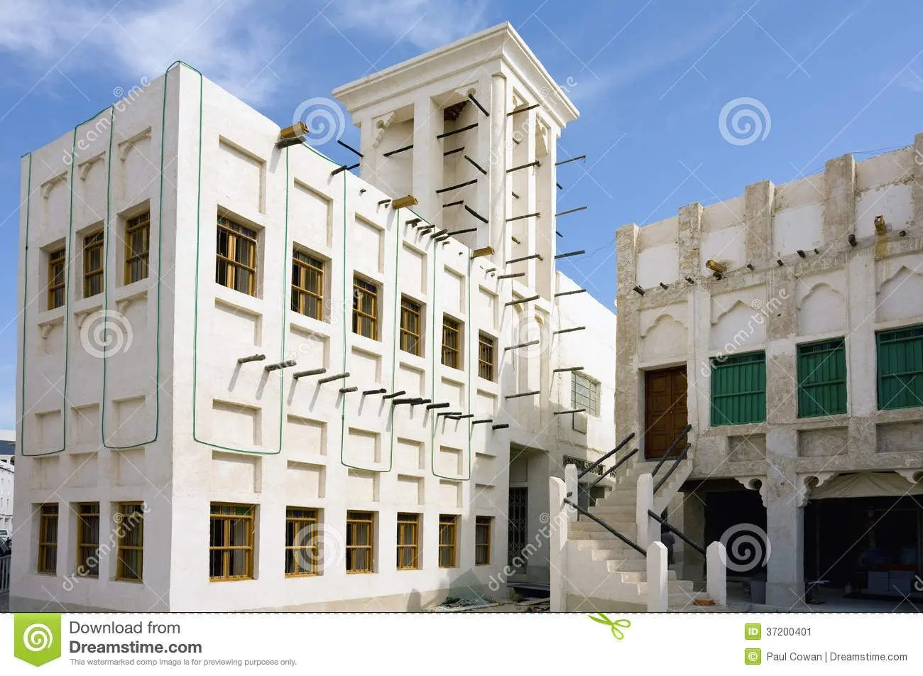 سیستم بادگیر در معماری کویری
