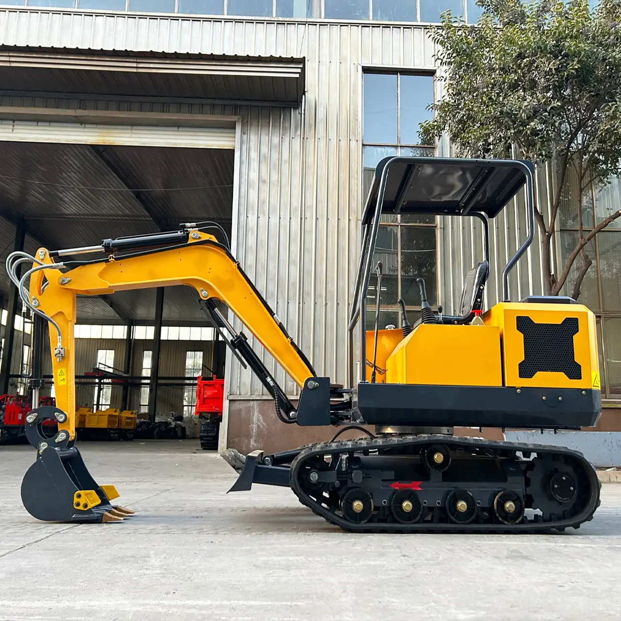 بیل مکانیکی کوچک هیدرولیکی با موتور EPA برای کاربردهای کشاورزی و باغبانی
