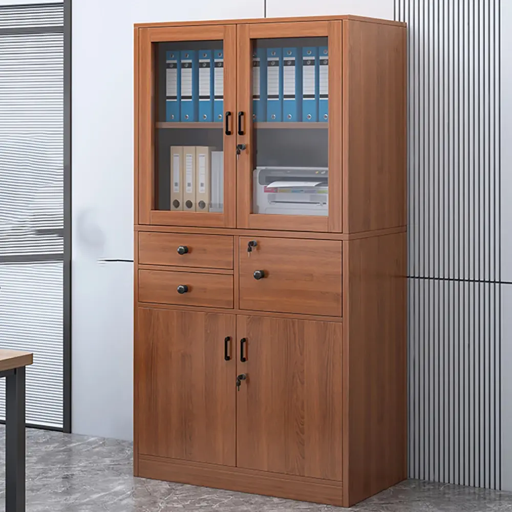کابینت فلزی بدون دستگیره با سیستم کشویی برای دفتر
