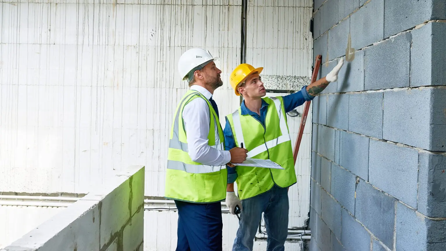 نظارت بر اجرای صحیح فونداسیون ساختمان توسط مهندس