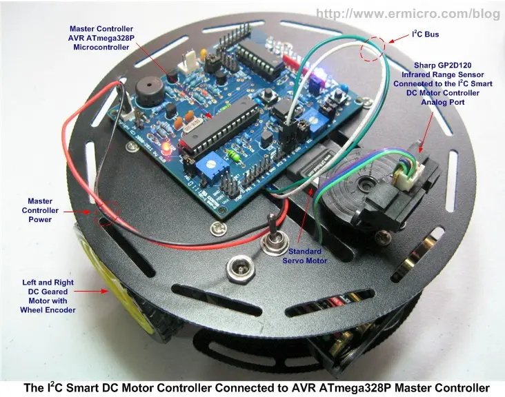 کنترلر هوشمند موتور DC با استفاده از میکروکنترلر AVR