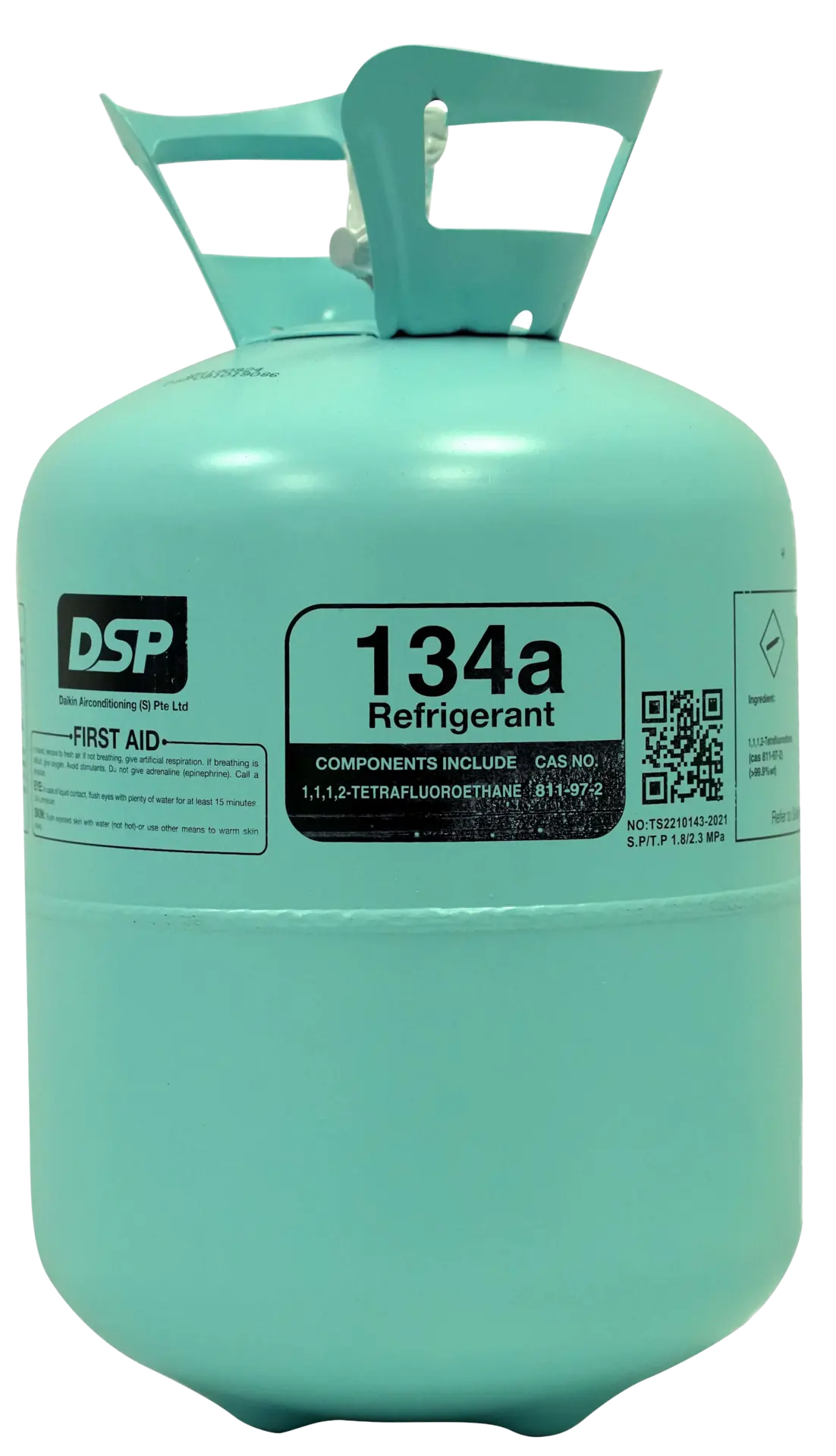مبرد R-134a در یک کانتینر صنعتی