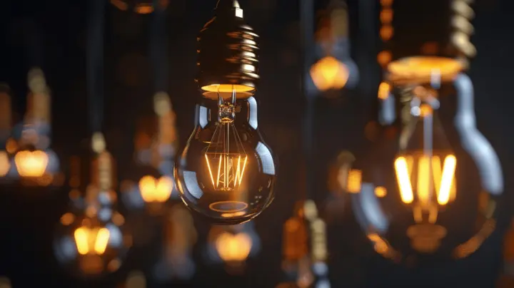 چراغ سقف مدرن با طراحی ساده و نور گرم