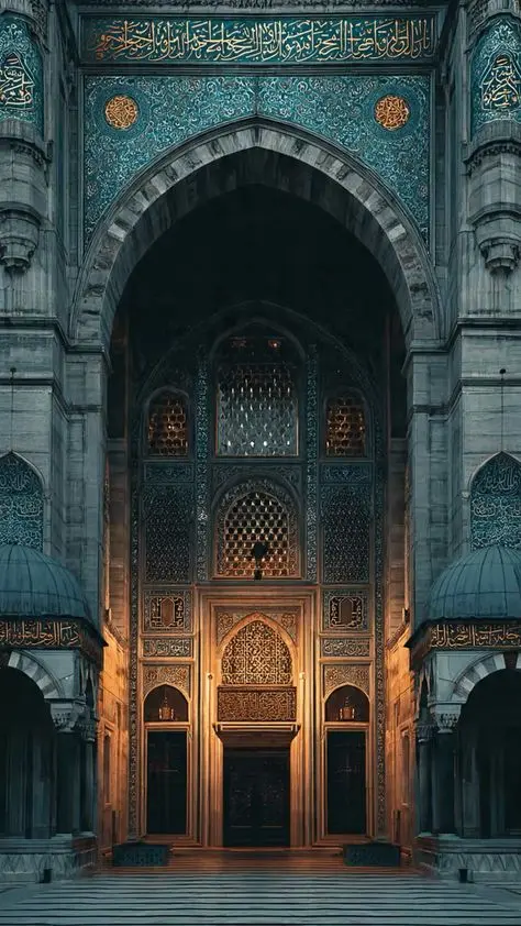 تزیینات گچبری و کاشی‌کاری در معماری اسلامی ایران