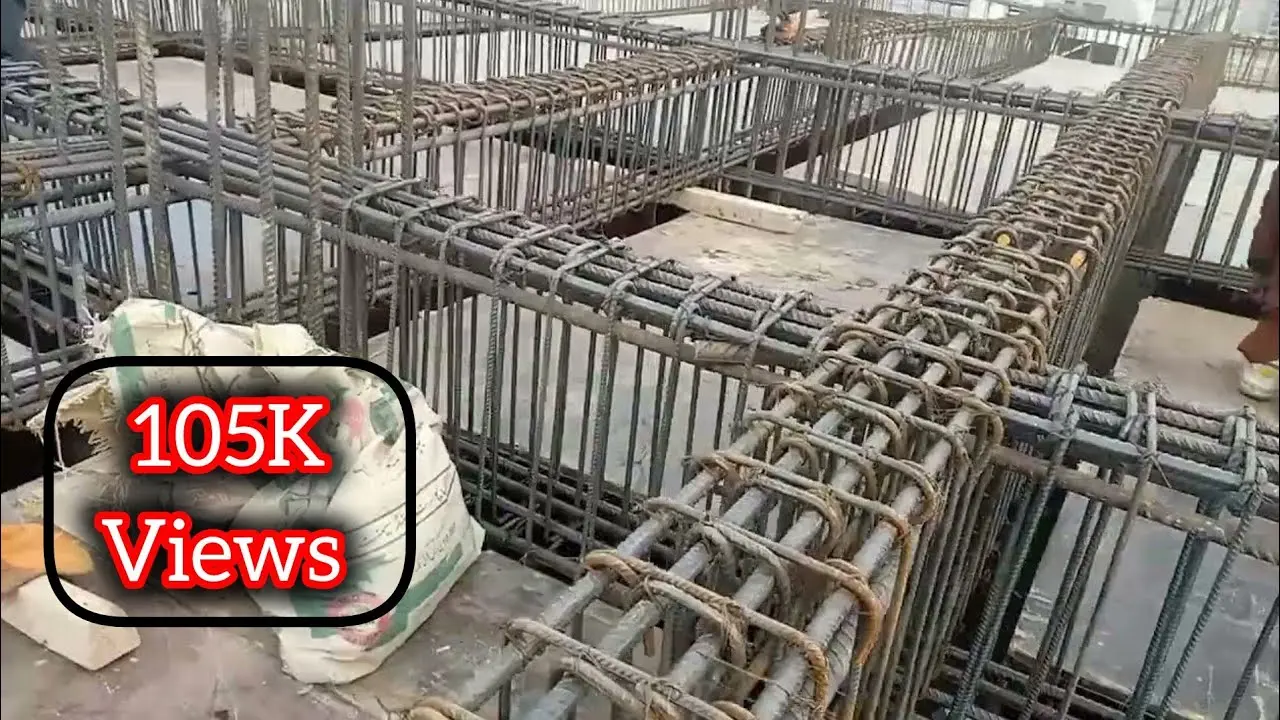نصب آرماتور در قالب‌بندی سقف
