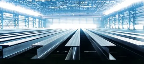 سطح یک تیرآهن با کیفیت بالا و بدون عیوب سطحی