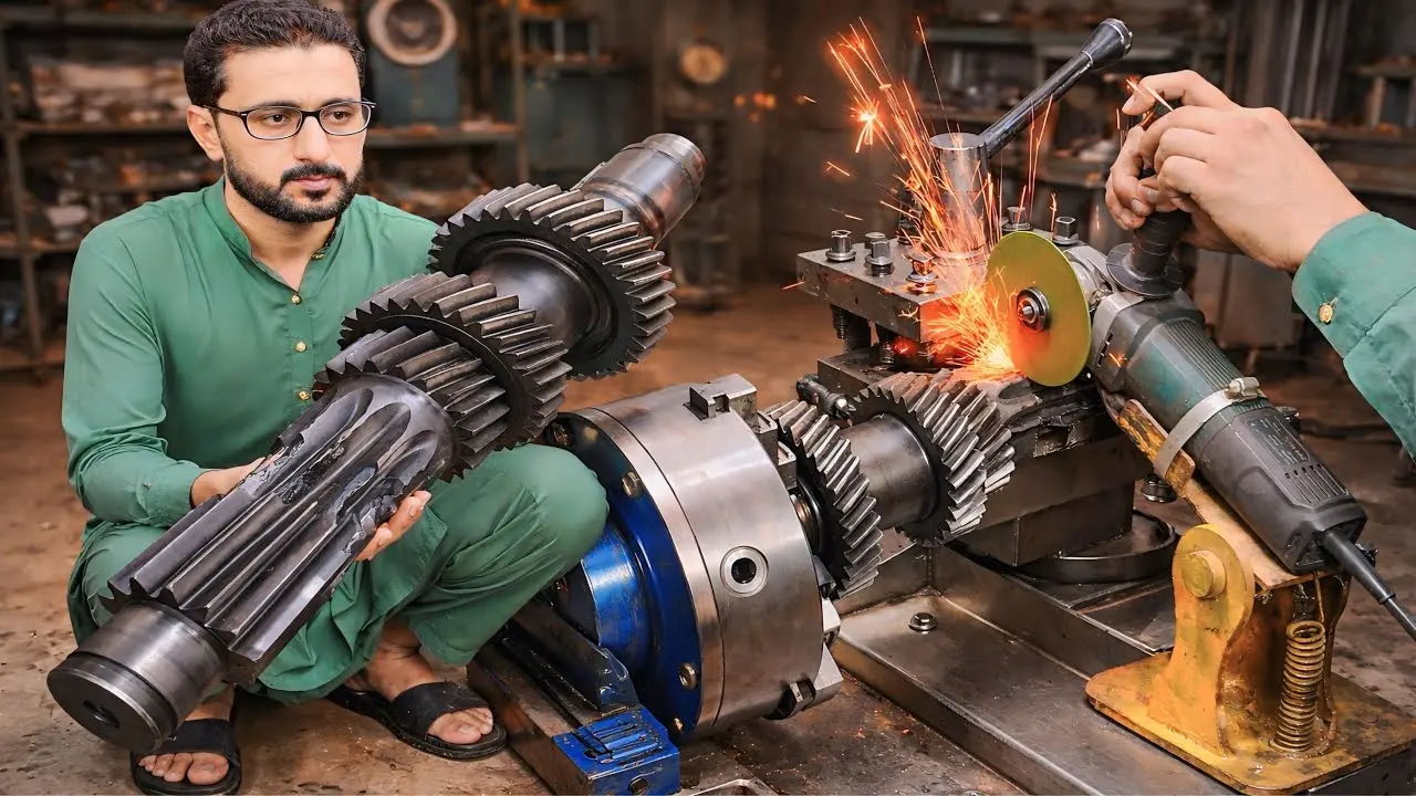 تعمیر گیربکس ماشین‌آلات عمرانی